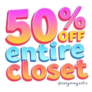 50% Off During live Shows